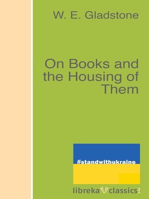 cover image of On Books and the Housing of Them